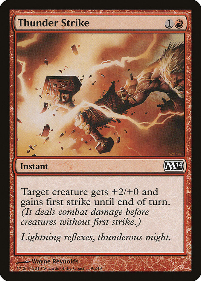 Thunder Strike [Magic 2014] MTG Single Magic: The Gathering    | Red Claw Gaming