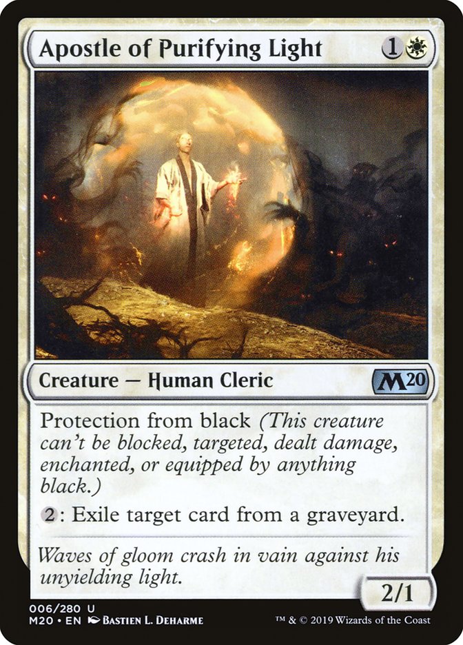 Apostle of Purifying Light [Core Set 2020] MTG Single Magic: The Gathering    | Red Claw Gaming