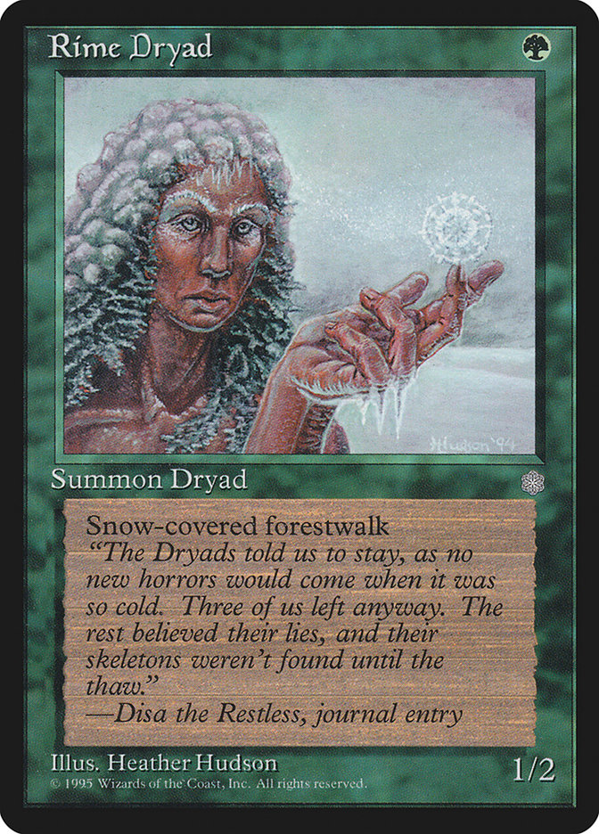 Rime Dryad [Ice Age] MTG Single Magic: The Gathering    | Red Claw Gaming