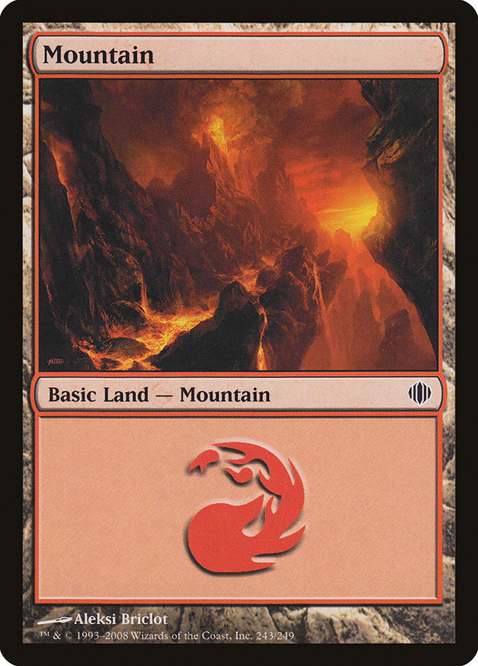 Mountain (243) [Shards of Alara] MTG Single Magic: The Gathering    | Red Claw Gaming