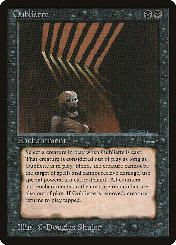 Oubliette (Dark Mana Cost) [Arabian Nights] MTG Single Magic: The Gathering    | Red Claw Gaming