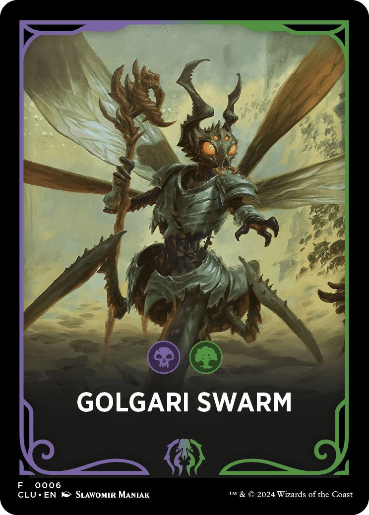 Golgari Swarm Theme Card [Ravnica: Clue Edition Tokens] MTG Single Magic: The Gathering    | Red Claw Gaming