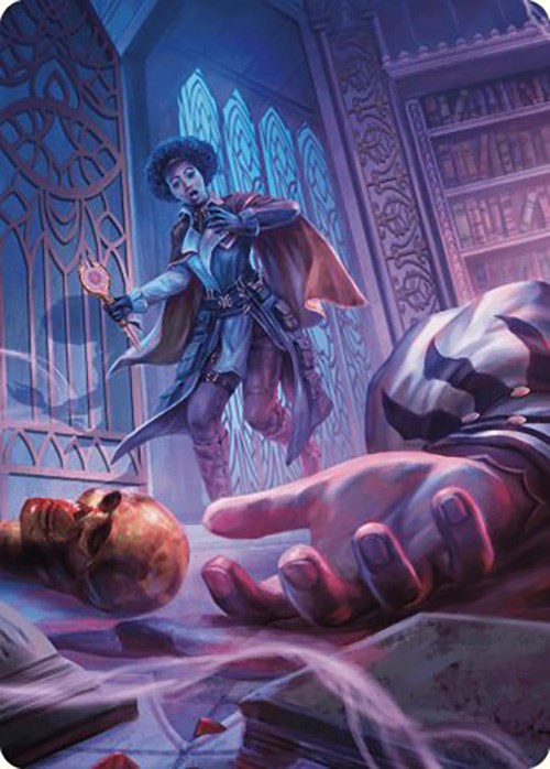 Deadly Complication Art Card [Murders at Karlov Manor Art Series] MTG Single Magic: The Gathering    | Red Claw Gaming