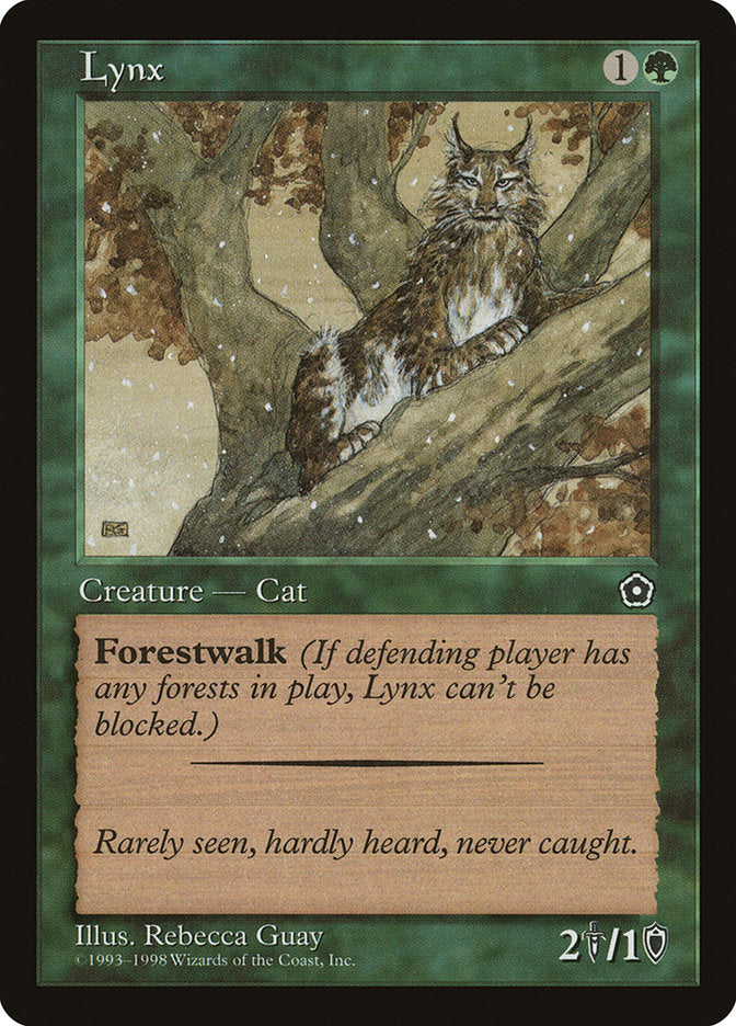 Lynx [Portal Second Age] MTG Single Magic: The Gathering    | Red Claw Gaming