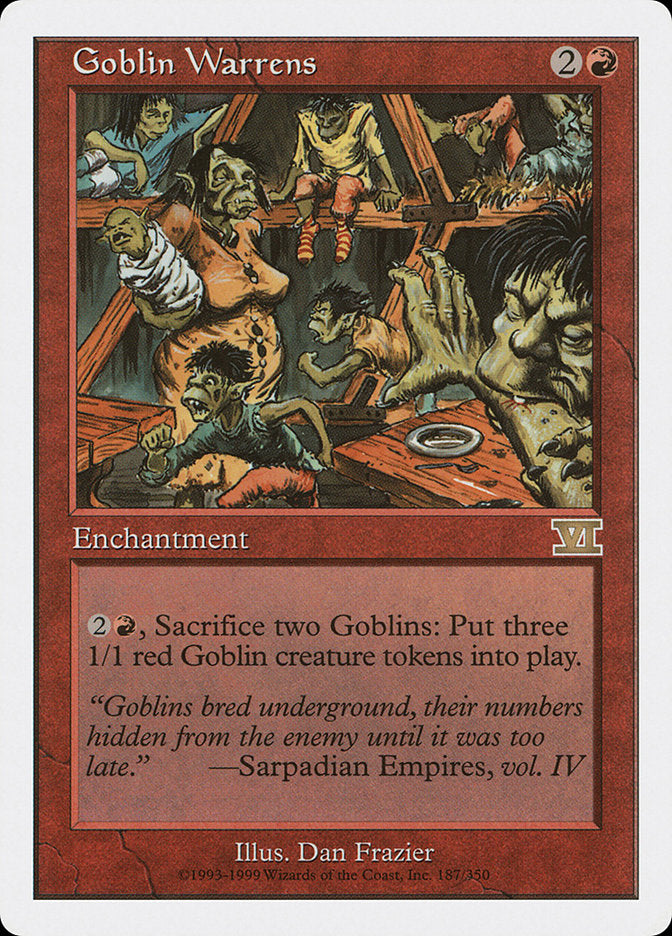 Goblin Warrens [Classic Sixth Edition] MTG Single Magic: The Gathering    | Red Claw Gaming