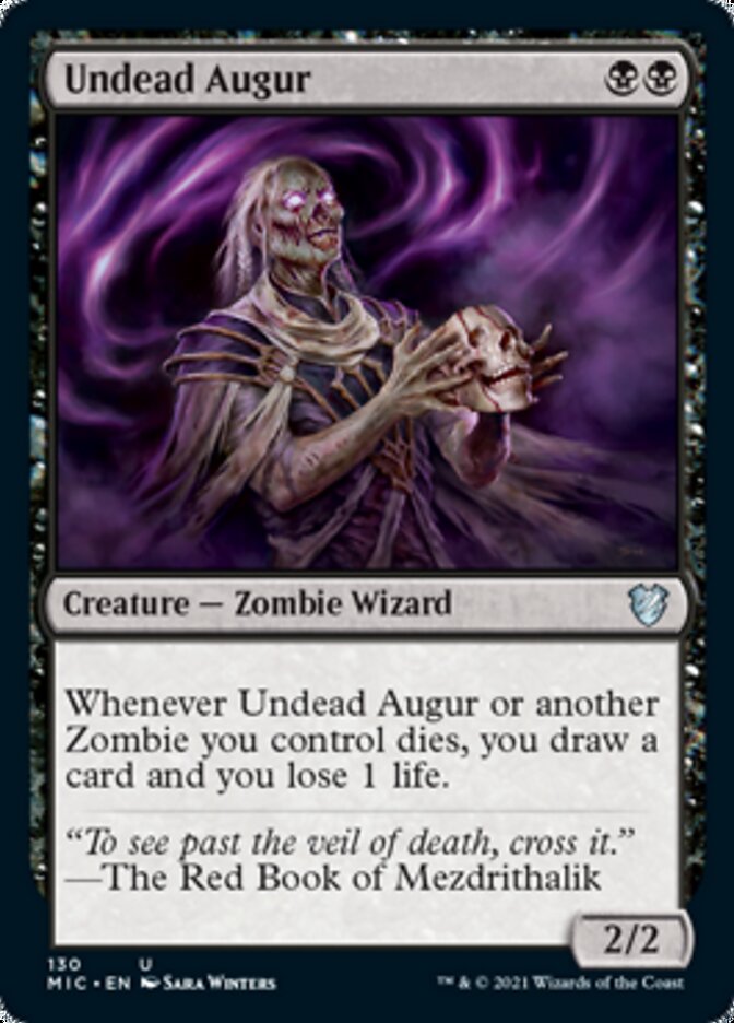 Undead Augur [Innistrad: Midnight Hunt Commander] MTG Single Magic: The Gathering    | Red Claw Gaming