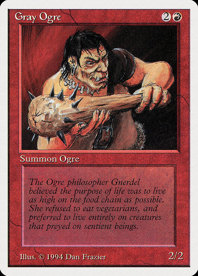 Gray Ogre [Summer Magic / Edgar] MTG Single Magic: The Gathering    | Red Claw Gaming