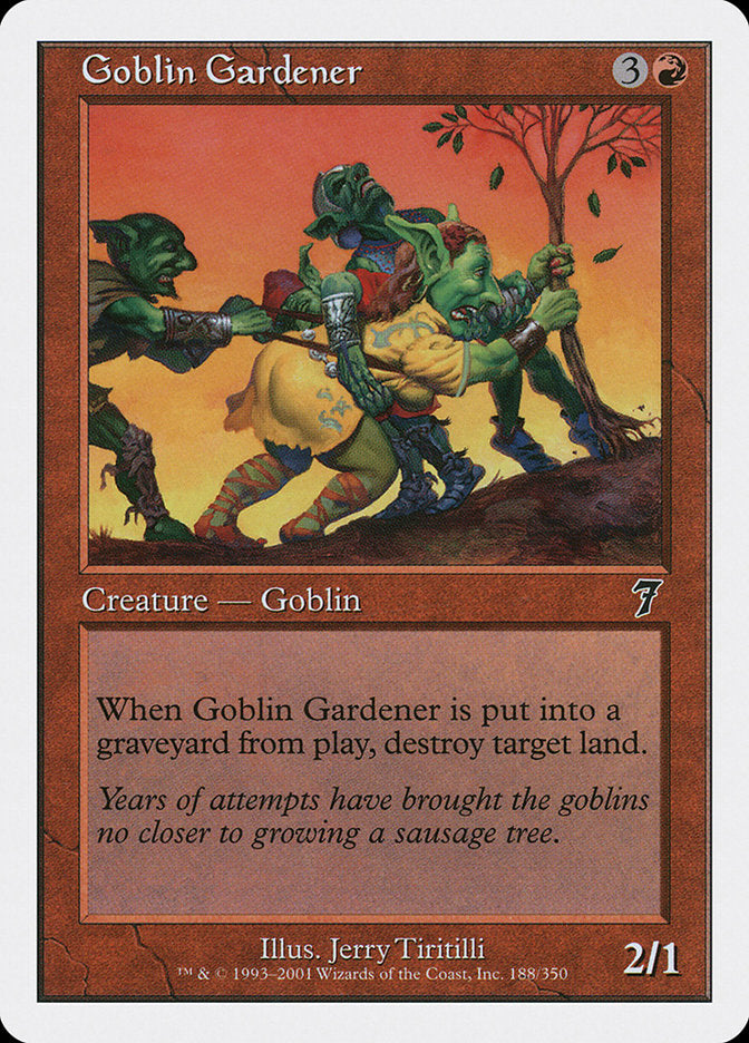 Goblin Gardener [Seventh Edition] MTG Single Magic: The Gathering    | Red Claw Gaming