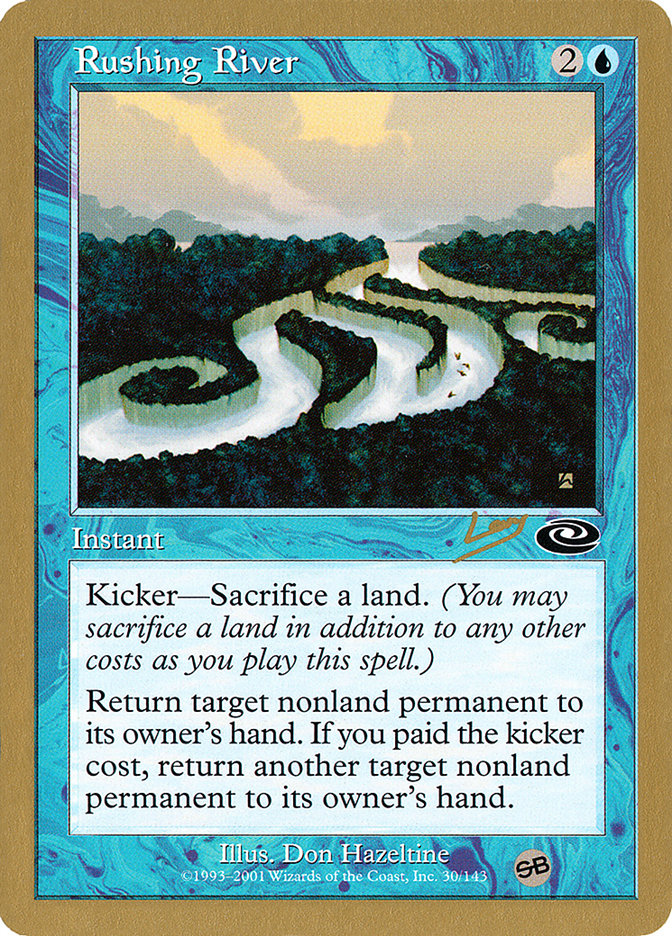 Rushing River (Raphael Levy) (SB) [World Championship Decks 2002] MTG Single Magic: The Gathering    | Red Claw Gaming