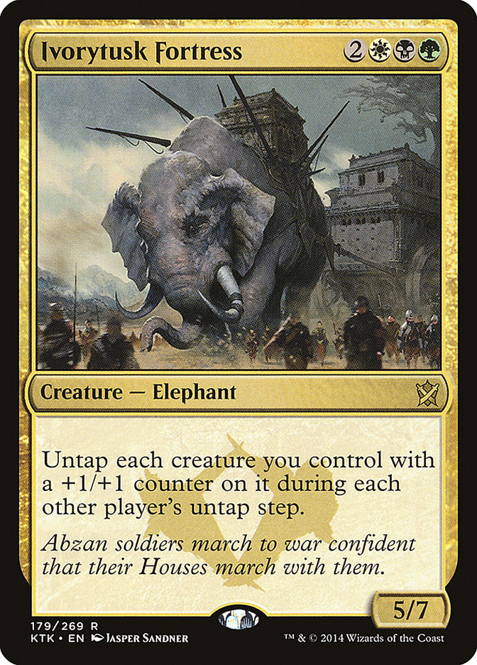 Ivorytusk Fortress [Khans of Tarkir] MTG Single Magic: The Gathering    | Red Claw Gaming