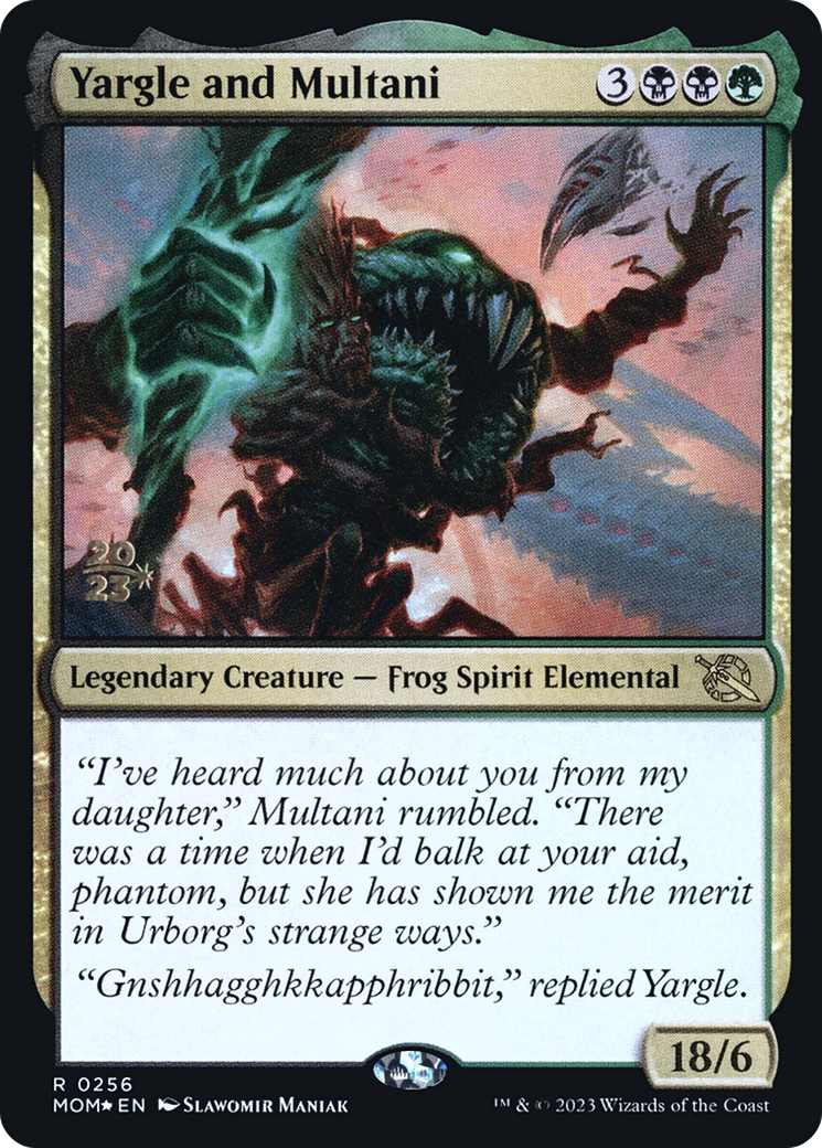 Yargle and Multani [March of the Machine Prerelease Promos] MTG Single Magic: The Gathering    | Red Claw Gaming