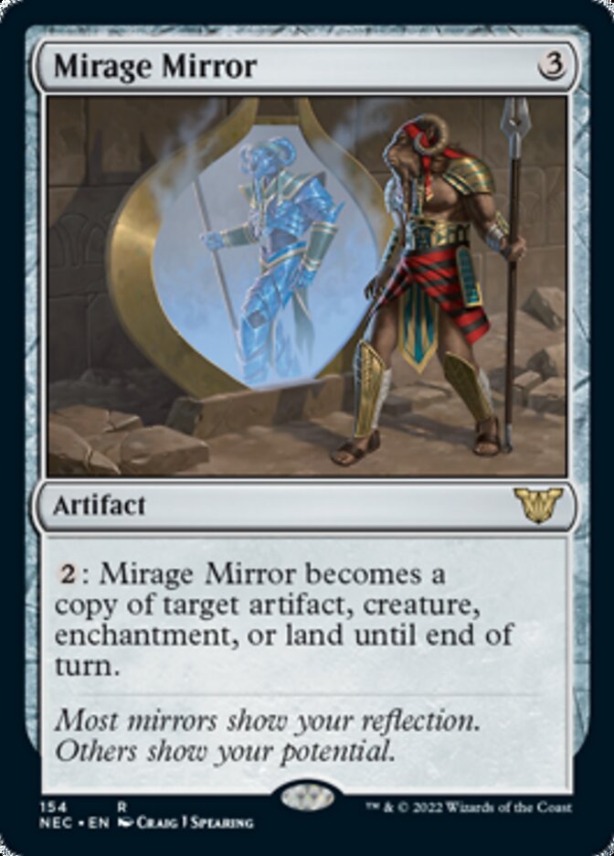 Mirage Mirror [Kamigawa: Neon Dynasty Commander] MTG Single Magic: The Gathering    | Red Claw Gaming