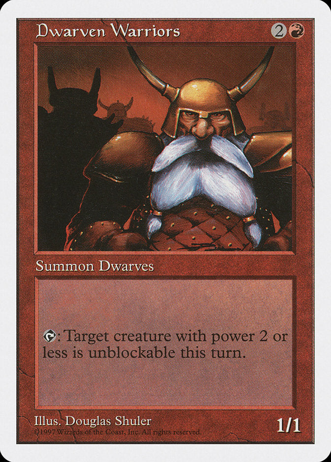 Dwarven Warriors [Fifth Edition] MTG Single Magic: The Gathering    | Red Claw Gaming