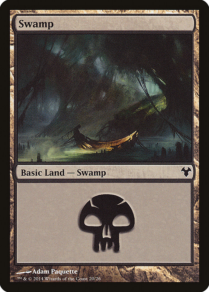 Swamp (20) [Modern Event Deck 2014] MTG Single Magic: The Gathering    | Red Claw Gaming