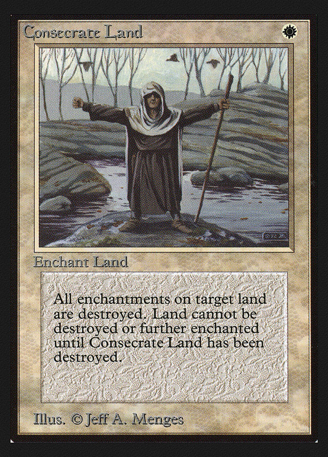 Consecrate Land [Collectors' Edition] MTG Single Magic: The Gathering    | Red Claw Gaming