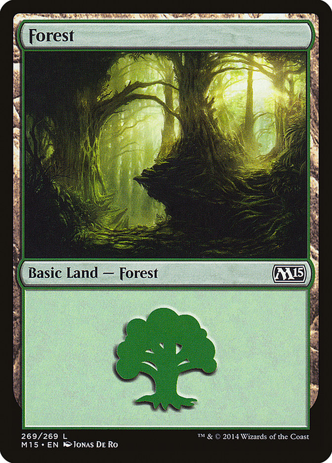 Forest (269) [Magic 2015] MTG Single Magic: The Gathering    | Red Claw Gaming