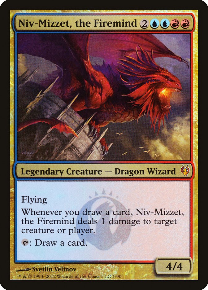 Niv-Mizzet, the Firemind [Duel Decks: Izzet vs. Golgari] MTG Single Magic: The Gathering    | Red Claw Gaming