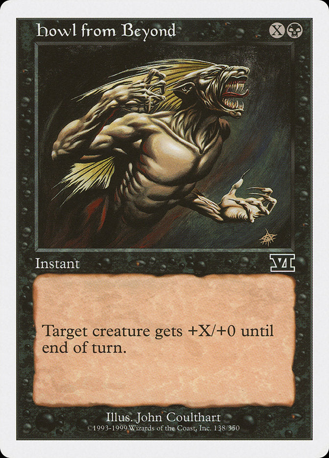 Howl from Beyond [Classic Sixth Edition] MTG Single Magic: The Gathering    | Red Claw Gaming