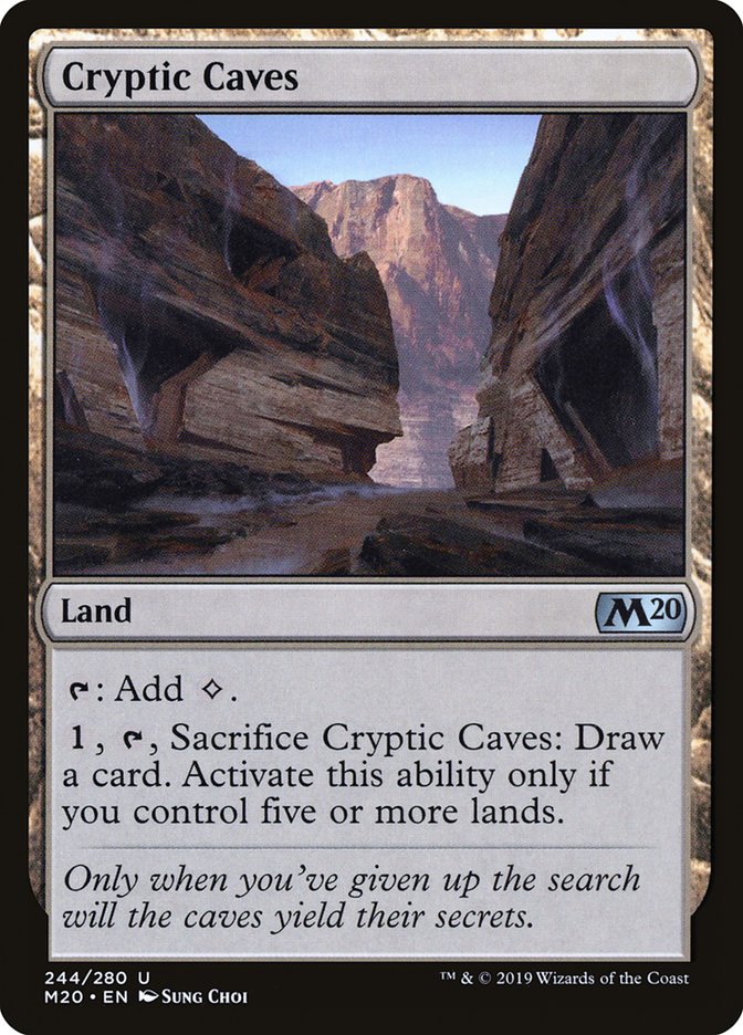 Cryptic Caves [Core Set 2020] MTG Single Magic: The Gathering    | Red Claw Gaming