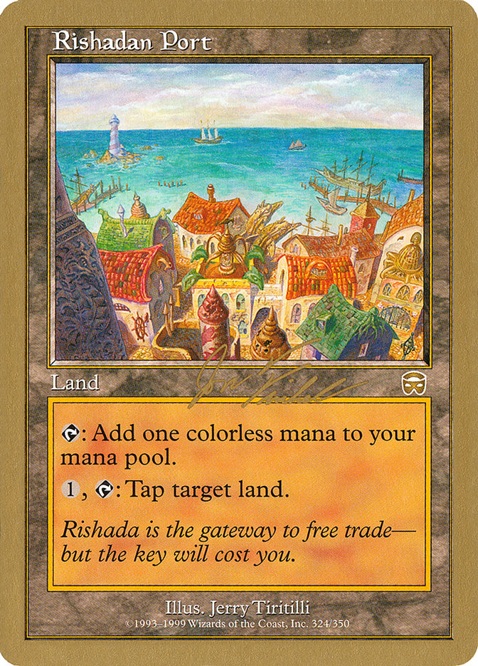 Rishadan Port (Jon Finkel) [World Championship Decks 2000] MTG Single Magic: The Gathering    | Red Claw Gaming