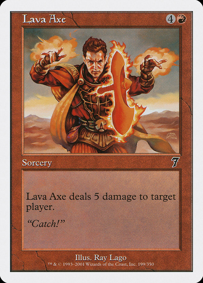 Lava Axe [Seventh Edition] MTG Single Magic: The Gathering    | Red Claw Gaming