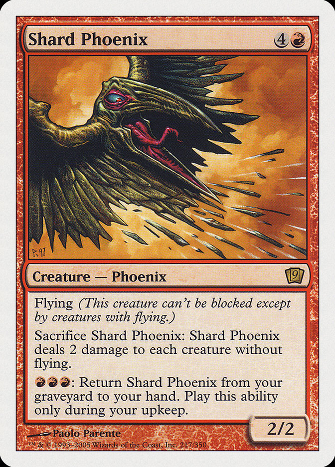 Shard Phoenix [Ninth Edition] MTG Single Magic: The Gathering    | Red Claw Gaming
