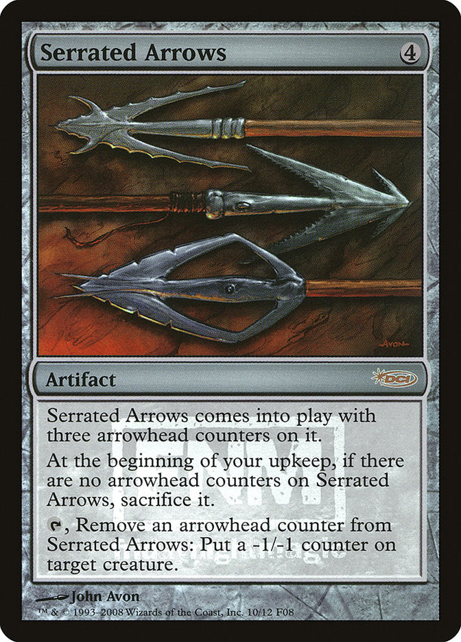 Serrated Arrows [Friday Night Magic 2008] MTG Single Magic: The Gathering    | Red Claw Gaming