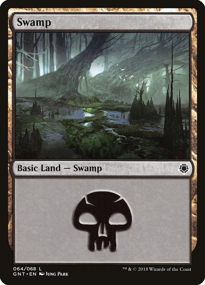 Swamp (64) [Game Night 2018] MTG Single Magic: The Gathering    | Red Claw Gaming