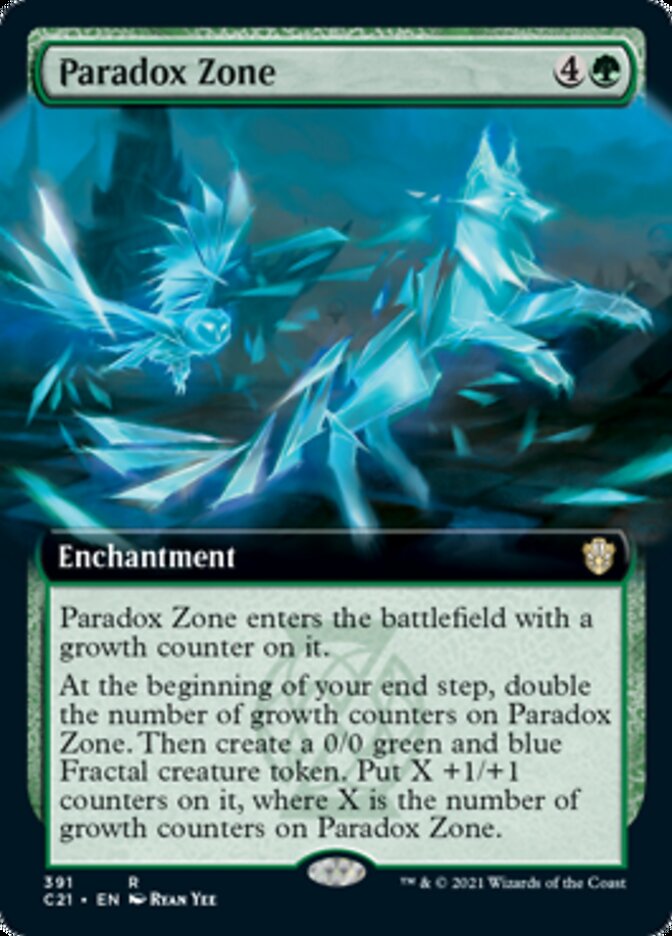 Paradox Zone (Extended Art) [Commander 2021] MTG Single Magic: The Gathering    | Red Claw Gaming