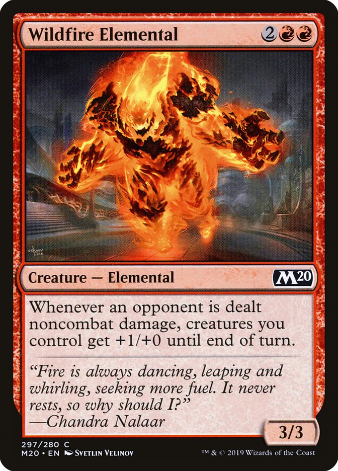 Wildfire Elemental [Core Set 2020] MTG Single Magic: The Gathering    | Red Claw Gaming