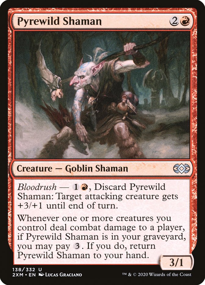 Pyrewild Shaman [Double Masters] MTG Single Magic: The Gathering    | Red Claw Gaming