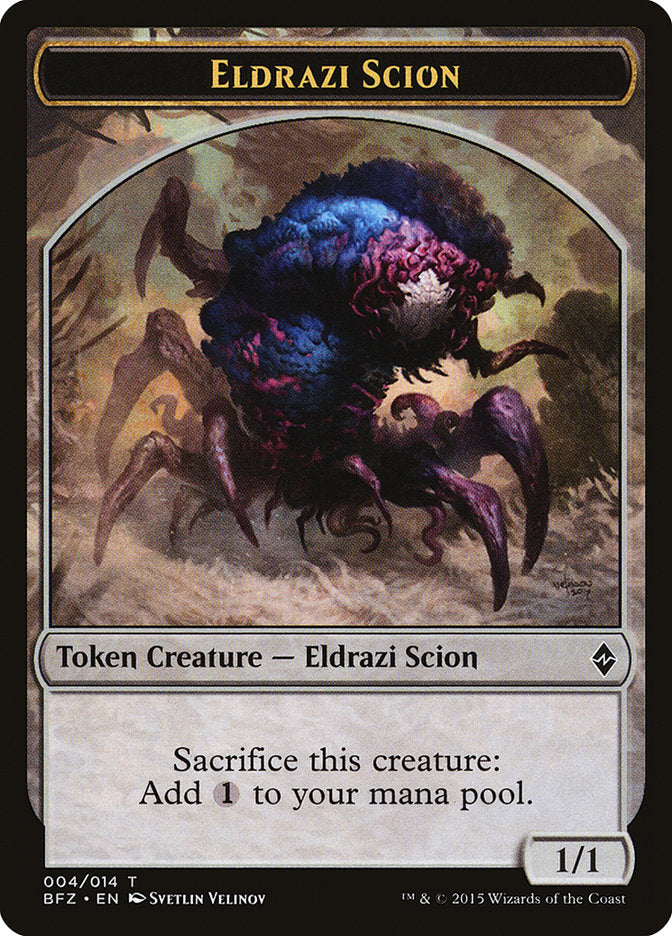 Eldrazi Scion Token (004/014) [Battle for Zendikar Tokens] MTG Single Magic: The Gathering    | Red Claw Gaming