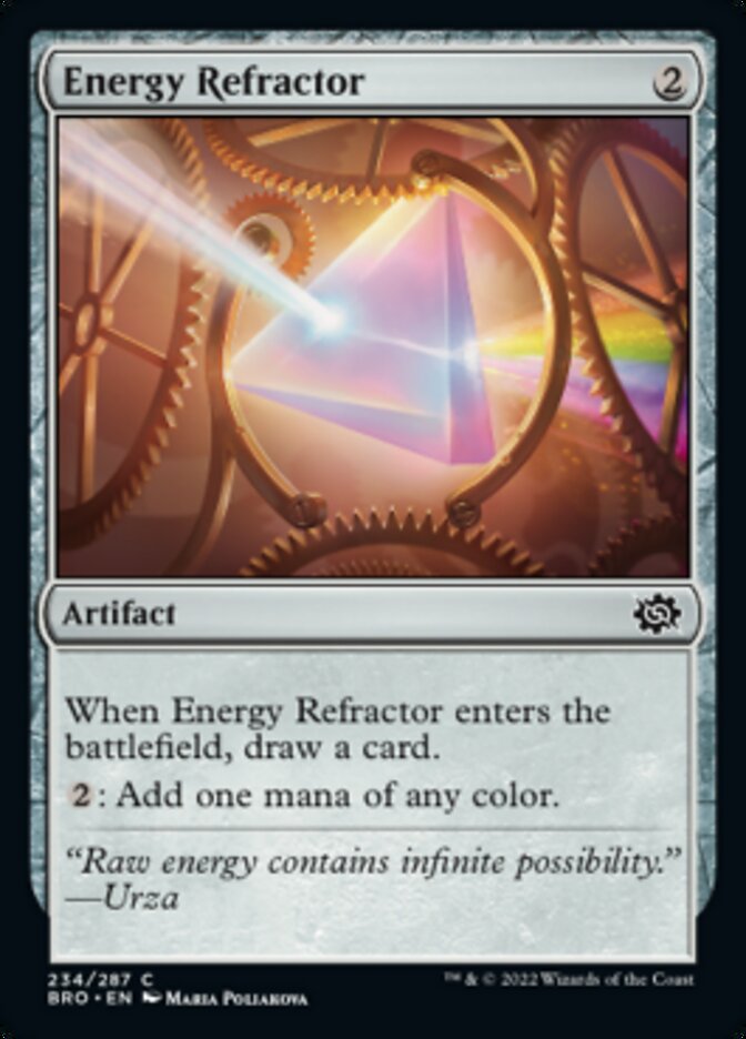 Energy Refractor [The Brothers' War] MTG Single Magic: The Gathering    | Red Claw Gaming