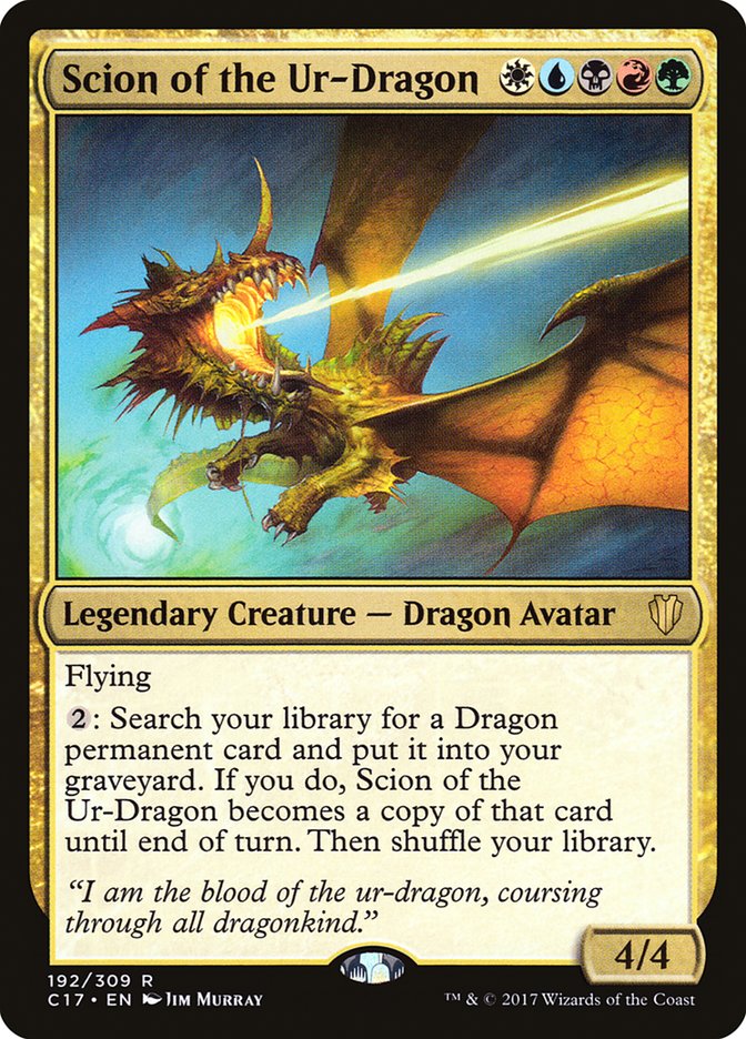 Scion of the Ur-Dragon [Commander 2017] MTG Single Magic: The Gathering    | Red Claw Gaming