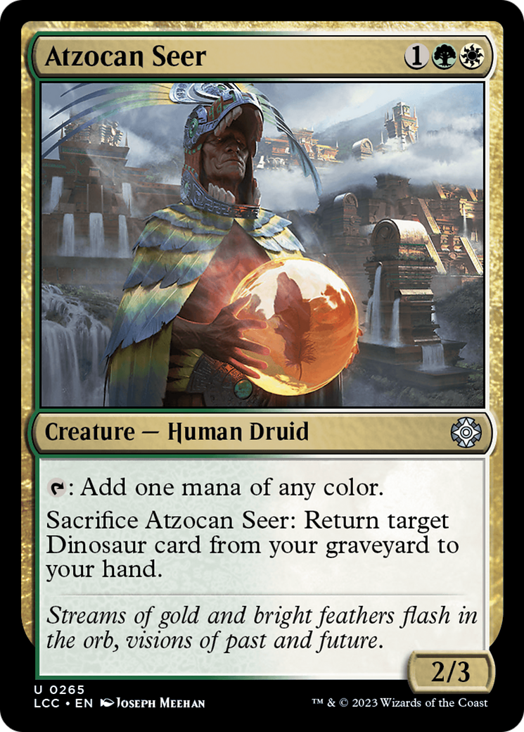 Atzocan Seer [The Lost Caverns of Ixalan Commander] MTG Single Magic: The Gathering    | Red Claw Gaming