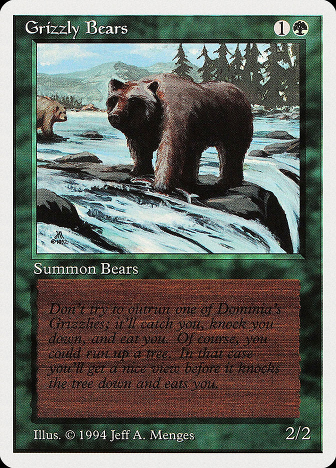 Grizzly Bears [Summer Magic / Edgar] MTG Single Magic: The Gathering    | Red Claw Gaming