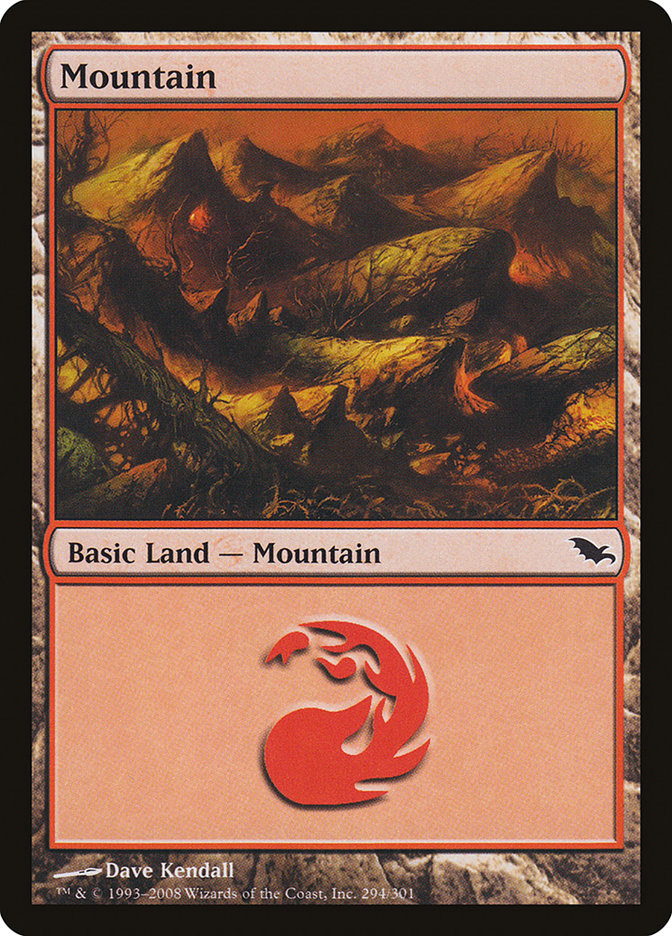 Mountain (294) [Shadowmoor] MTG Single Magic: The Gathering    | Red Claw Gaming