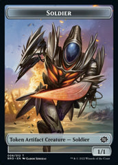 Powerstone // Soldier (008) Double-Sided Token [The Brothers' War Tokens] MTG Single Magic: The Gathering    | Red Claw Gaming