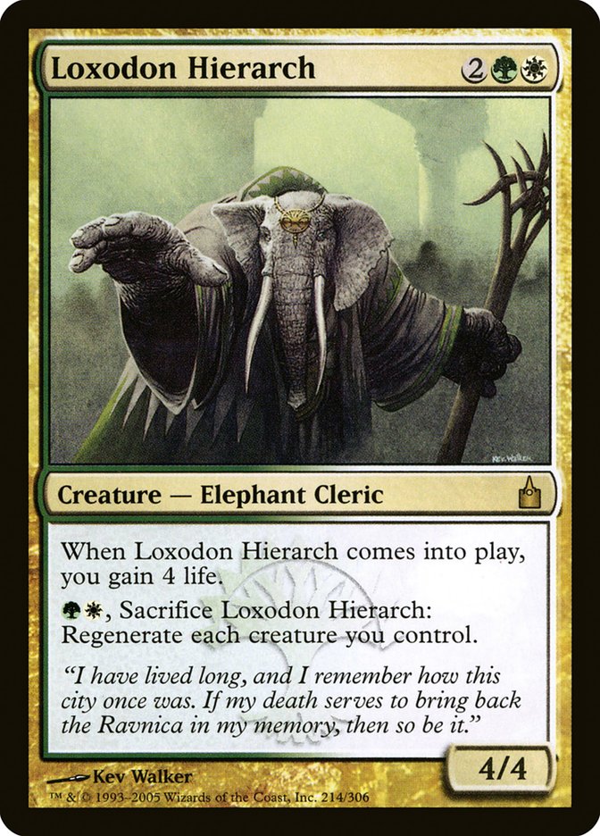 Loxodon Hierarch [Ravnica: City of Guilds] MTG Single Magic: The Gathering    | Red Claw Gaming