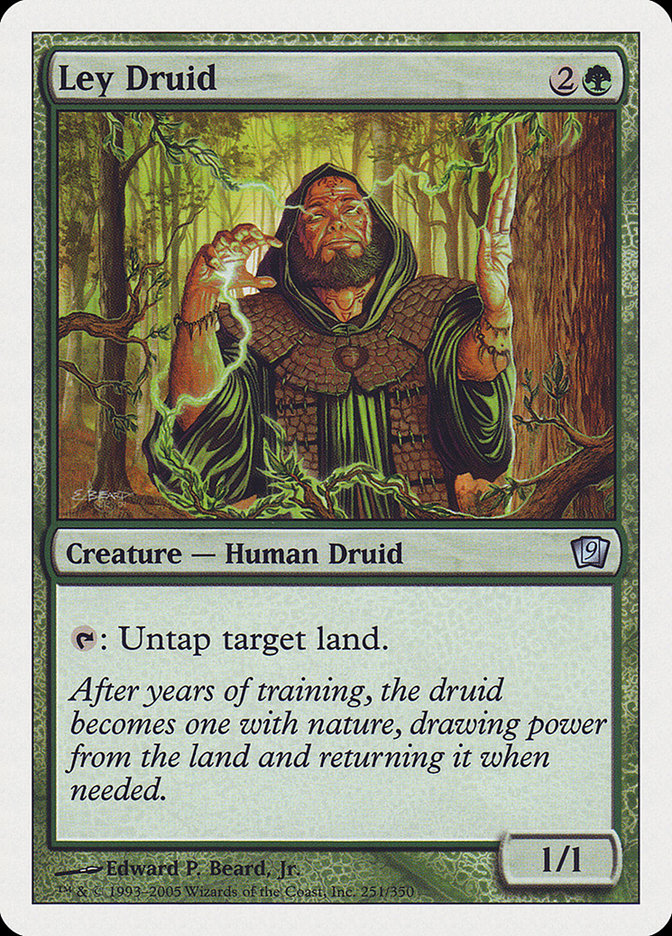 Ley Druid [Ninth Edition] MTG Single Magic: The Gathering    | Red Claw Gaming