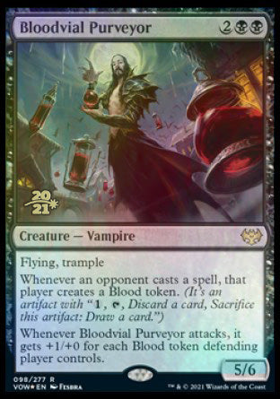 Bloodvial Purveyor [Innistrad: Crimson Vow Prerelease Promos] MTG Single Magic: The Gathering    | Red Claw Gaming