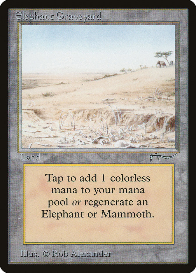 Elephant Graveyard [Arabian Nights] MTG Single Magic: The Gathering    | Red Claw Gaming