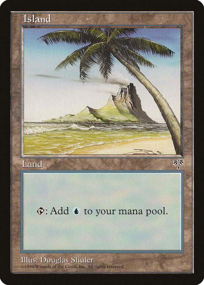 Island (Palm Tree) [Mirage] MTG Single Magic: The Gathering    | Red Claw Gaming