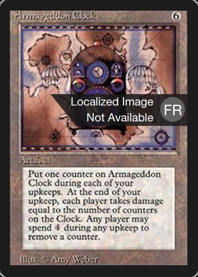 Armageddon Clock [Foreign Black Border] MTG Single Magic: The Gathering    | Red Claw Gaming