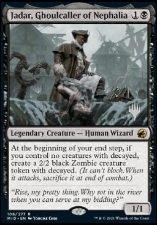 Jadar, Ghoulcaller of Nephalia (Promo Pack) [Innistrad: Midnight Hunt Promos] MTG Single Magic: The Gathering    | Red Claw Gaming