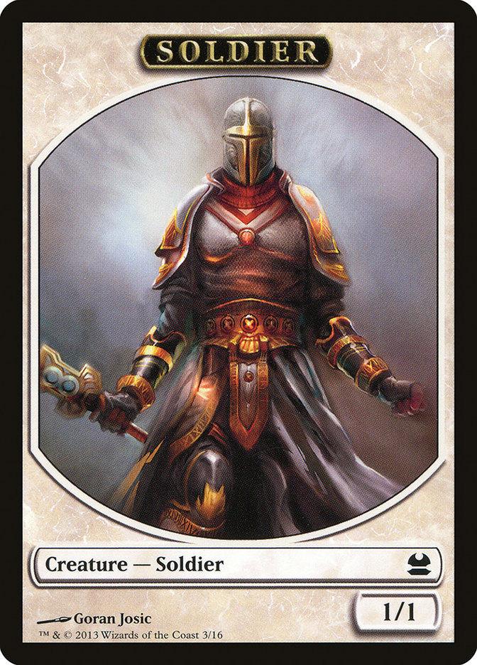 Soldier Token [Modern Masters Tokens] MTG Single Magic: The Gathering    | Red Claw Gaming