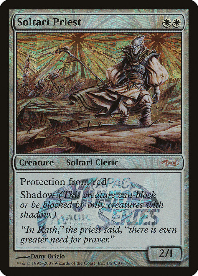 Soltari Priest [Junior APAC Series] MTG Single Magic: The Gathering    | Red Claw Gaming