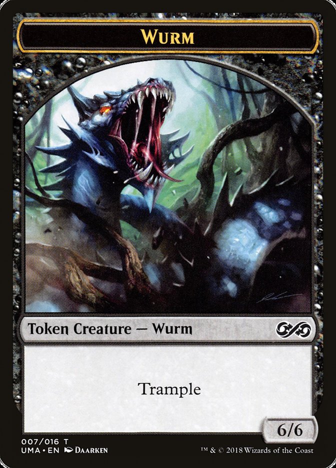 Wurm Token [Ultimate Masters Tokens] MTG Single Magic: The Gathering    | Red Claw Gaming