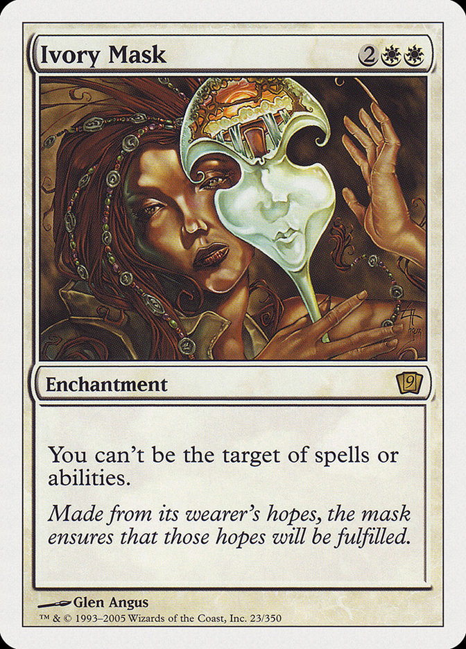 Ivory Mask [Ninth Edition] MTG Single Magic: The Gathering    | Red Claw Gaming