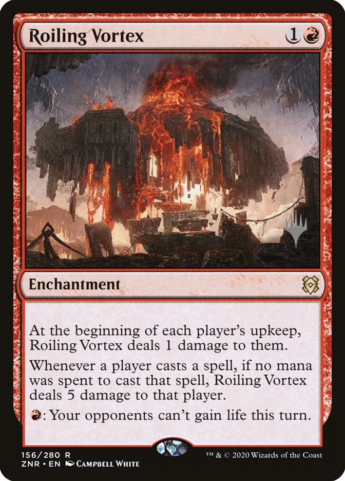 Roiling Vortex (Promo Pack) [Zendikar Rising Promos] MTG Single Magic: The Gathering    | Red Claw Gaming